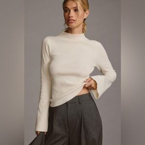 The Arlowe Bell Sleeve Sweater by Maeve in Ivory